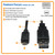 Tripp-Lite UR050-001-24G 1Ft USB 2.0 Reversible Charging Sync Cable