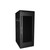 Quest FE4119-34-02 5Ft Floor Enclosure, Acrylic Door, 23"W X 31"D, 34U, Black