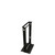 Quest FR1903-20-02 3Ft 2-Post 19" 20U Black Open Frame Aluminum Floor Rack