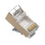 Platinum Tools 106182C RJ45 (8P8C) Cat5e Shielded Connector, HP, Round-Solid 3-Prong, 50 Pack