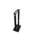 Quest FR1904-28-02 4Ft 2-Post 19" 28U Black Open Frame Aluminum Floor Rack