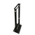 Quest FR1907-45-02 7Ft 2-Post 19" 45U Black Open Frame Aluminum Floor Rack