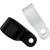 Quest NWT-7518 3/8" Heavy-Duty Black Cable Clamps, 100 Pack