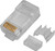 Quest NMP-8925 Cat6A RJ45 8P8C Round Solid/Stranded Modular Plugs, 100 Pack