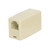 Quest NTC-1421 RJ11 6P4C Cross-Wired Ivory Telephone Inline Coupler