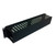 Quest HF19-02-190 19" Horizontal Finger Duct W/Cover, 90 Cables, 2U, Black