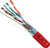 Vertical Cable 057-473/S/RD CAT5E F/UTP (Shielded) 8-Conductor, 24AWG, Solid Bare Copper, PVC Jacket, Red, 1000ft Pull Box