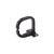 Quest VD-00-034 Vertical D-Ring Cable Manager, 34 Cables, 1U, Black