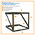 Tripp-Lite SRWO8U22 SmartRack 8U/12U/22U Expandable Flat-Pack Low-Profile Switch-Depth Wall-Mount 2-Post Open Frame Rack