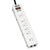 Tripp-Lite TLM626TEL15 Protect It! Surge Protector with 6 Right Angle Outlets, 15-ft. Cord, 1340 Joules, Tel/Modem Protection