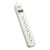 Tripp-Lite TLP606 Protect It! 6-Outlet Surge Protector, 6 ft. Cord, 790 Joules, Diagnostic LED, Light Gray Housing