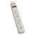 Tripp-Lite TLP615 Protect It! 6-Outlet Surge Protector, 15 ft. Cord, 790 Joules, Diagnostic LED, Light Gray Housing