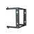 Quest WR1922-13-02 13U Black 3Ft Open Frame Wall Rack