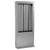 Peerless KIPC3548-S Ultra-Slim Portrait Kiosk for 48" Displays - Silver
