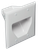DataComm 45-0002-IV 2-Gang, Ivory, Recessed Low Voltage Cable Plate