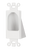 DataComm 45-0004-IV Reverse Nose Decor Insert, Ivory
