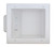 DataComm 45-0053-WH Recessed Media Box II w/ 15 Amp/125 Volt Duplex Receptacle, ETL US Only