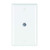 DataComm 31-0002 White Wall Plate w/ One Hole
