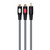 Metra AV MHX-Y1 2 Male RCA to 1 Female RCA Cable