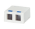 DataComm 20-5311 1-Port Surface Mount for Keystone Modules, Ivory