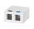 DataComm 20-5313 1-Port Surface Mount for Keystone Modules, Lite Almond