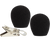 Shure RK318WS Black Foam Windscreens and Clothing Clip for all WH10, WH20 Headworn Microphones (Contains Two)