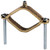 L.H. Dottie 1002 4-1/2''-6'' Bronze Bare Ground Clamp