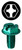 L.H. Dottie 1032TC #10-32 x 3/8'' Hex Head Phillips Ground Screw w/ Thread Cutting Point