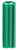 L.H. Dottie 222 #10-#12 Green Ribbed Tubular Plastic Anchor