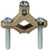 L.H. Dottie 27 1-1/4''-2'' Bronze Bare Ground Clamp