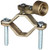 L.H. Dottie 280H 2-1/2''-4'' Bronze Ground Clamp w/ 1/2'' Hub