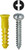 L.H. Dottie 2AK #10 Yellow Wing Conical Anchor Kit w/ Pan Head Combo Drive Screws