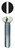L.H. Dottie 416WHT #6-32 x 1'' White Slotted Oval Head Wall Plate Screw