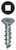 L.H. Dottie DDFW812 #8 x 1/2'' Square Drive Flat Head Wood Screw