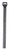 L.H. Dottie DT11BBULK 11.2'' UV Black Nylon Cable Tie (500 Pack) Angled Tip