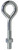 L.H. Dottie EB9 3/8''-16 x 2-1/2'' Eye Bolt w/ Hex Nut