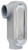 L.H. Dottie LR150CG 1-1/2'' LR Threaded Conduit Body w/ Cover & Gasket