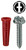 L.H. Dottie RD3HXTP #8 Red Conical Anchor Kit w/ Hex Head Combo Drive Screws (Tuff Pack)