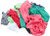 L.H. Dottie RGZ25 25 lb Box Recycled Colored Rags