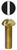 L.H. Dottie RMB14112 1/4''-20 x 1-1/2'' Slotted Round Head Brass Machine Screw