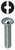 L.H. Dottie RMC3834 3/8''-16 x 3/4'' Phillips/Slotted Round Head Machine Screw