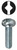 L.H. Dottie RMDS1024114 #10-24 x 1-1/4'' Square/Slotted Round Head Machine Screw