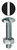 L.H. Dottie SB31612 3/16''-24 x 1/2'' Truss Head Stove Bolt w/ Hex Nut