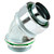 L.H. Dottie SL4550 1/2'' 45 Degree Steel Liquid Tight Connector