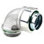 L.H. Dottie SL90200 2'' 90 Degree Steel Liquid Tight Connector