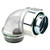 L.H. Dottie SL9075I 3/4'' 90 Degree Insulated Steel Liquid Tight Connector