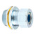 L.H. Dottie SR50A450 1/2'' Steel Strain Relief Connector (Blue Grommet)