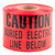 L.H. Dottie UT29D 6'' X 1000' Red Underground Tape (Caution Buried Electric Line Below)