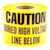 L.H. Dottie UT32D 6'' X 1000' Yellow Underground Tape (Caution High Voltage Line Below)