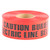 L.H. Dottie UT8D 3'' x 1000' Red Underground Tape (Caution Buried Electric Line Below)